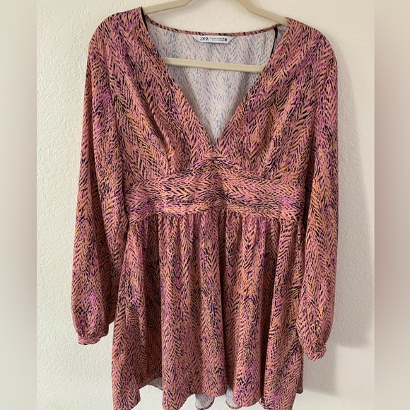 Zara Dress Patterned - Picture 2 of 3